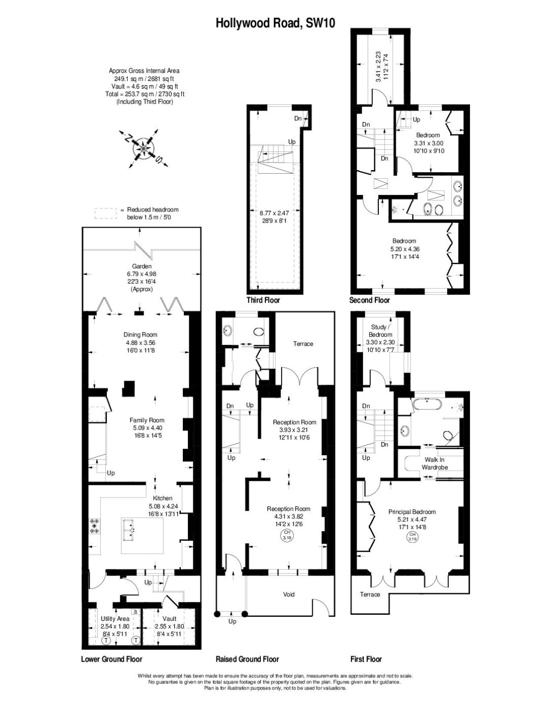 Hollywood Road, London floorplan