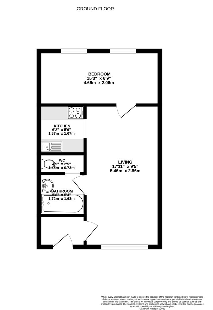 198, Chancellor Court, Bensham Manor Road, Thornton Heath floorplan