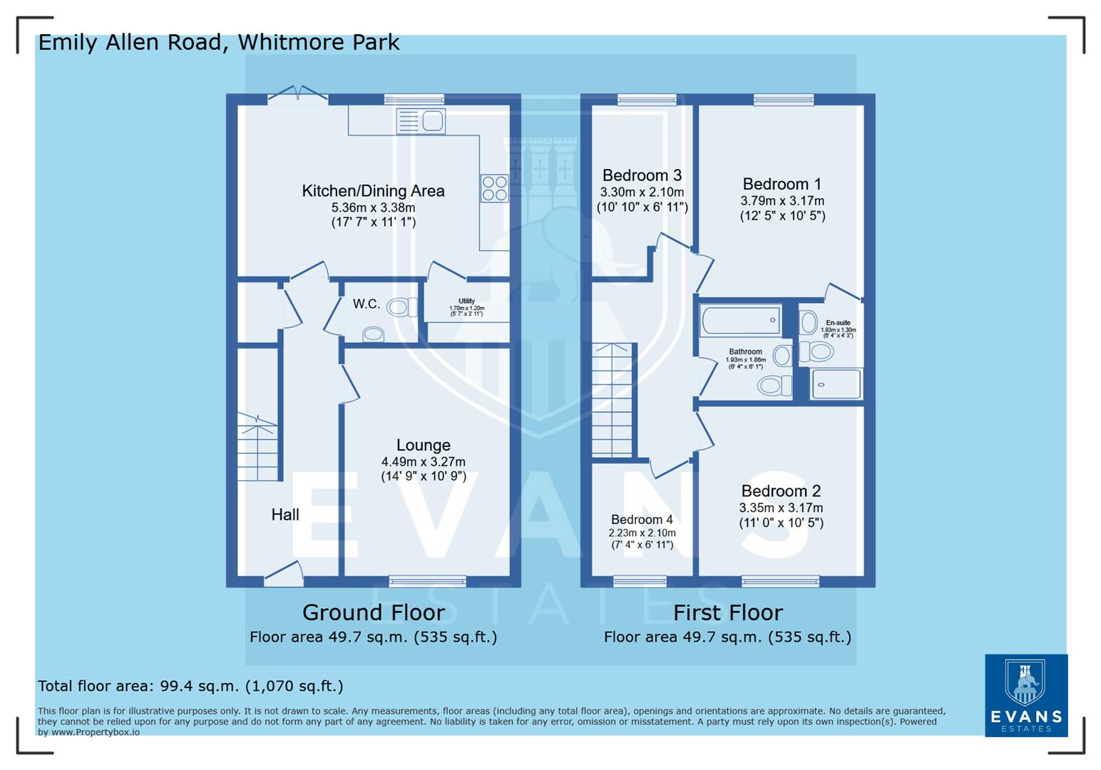 2, Emily Allen Road, Coventry floorplan