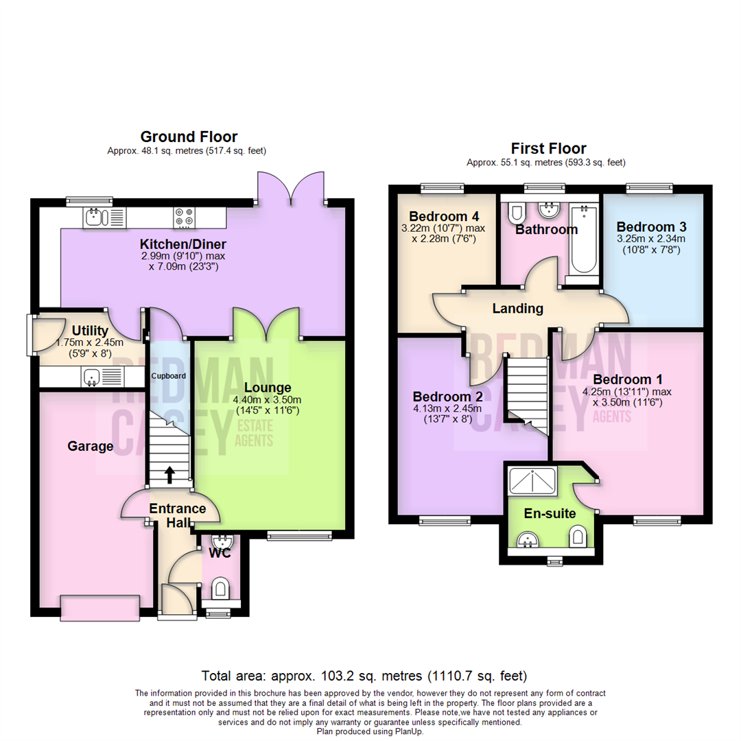 136, Collingwood Way, Bolton floorplan