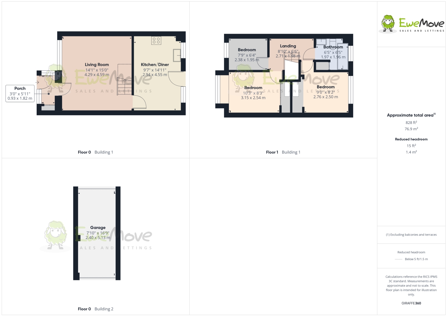 9, Cottingham Drive, Northampton floorplan