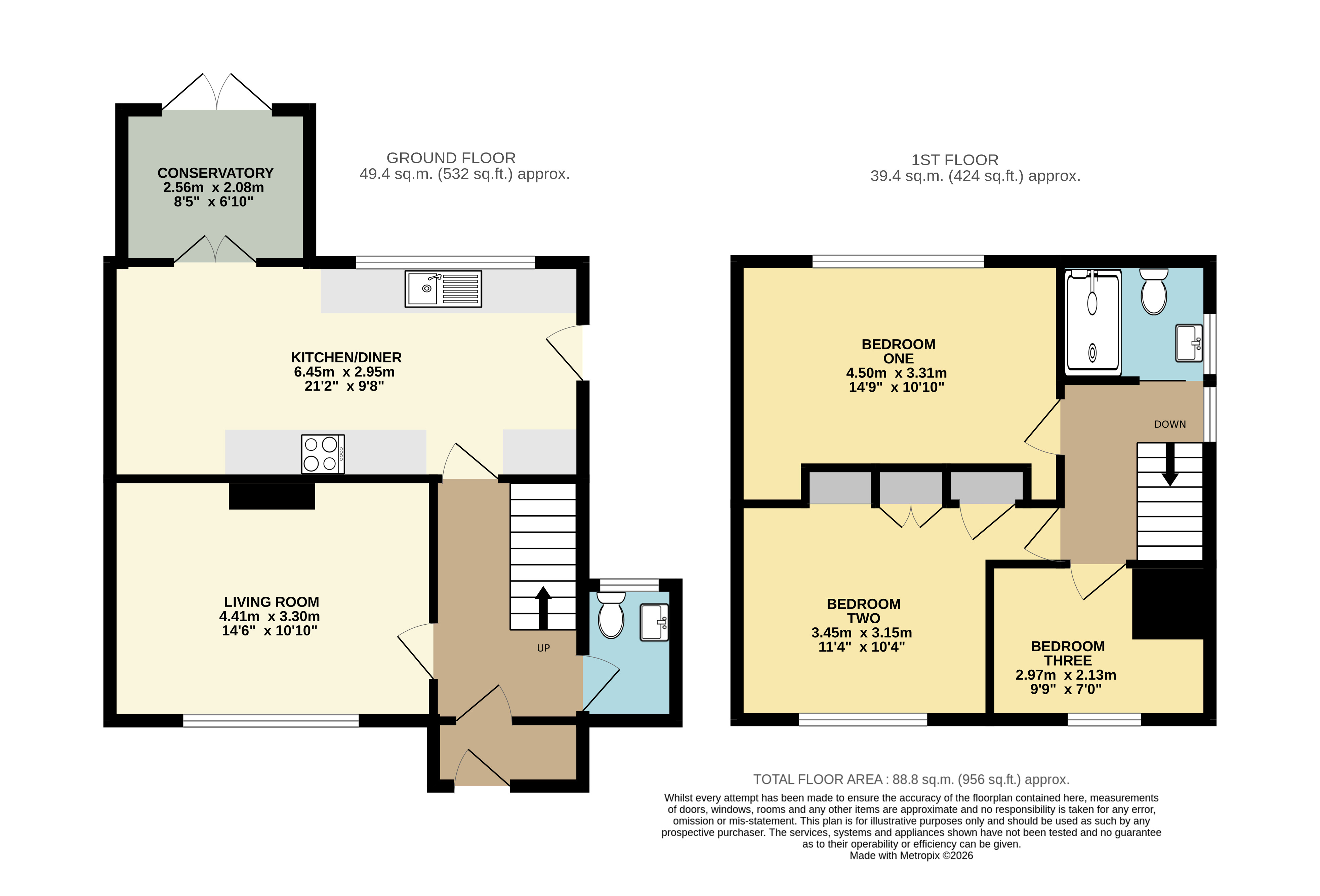 40, Brewers Hill Road, Bedfordshire floorplan