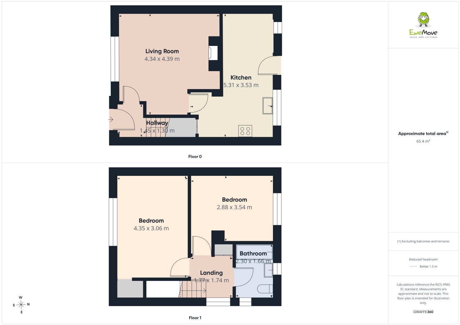 55, Harewood Road, Wakefield floorplan