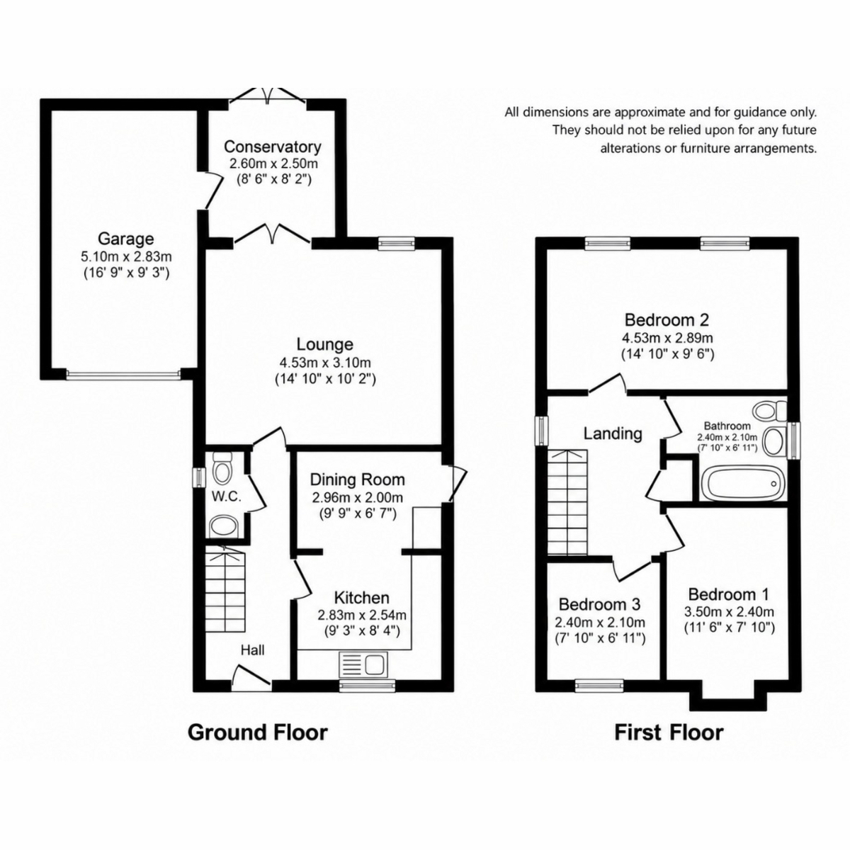 Rayner Way, Halstead floorplan