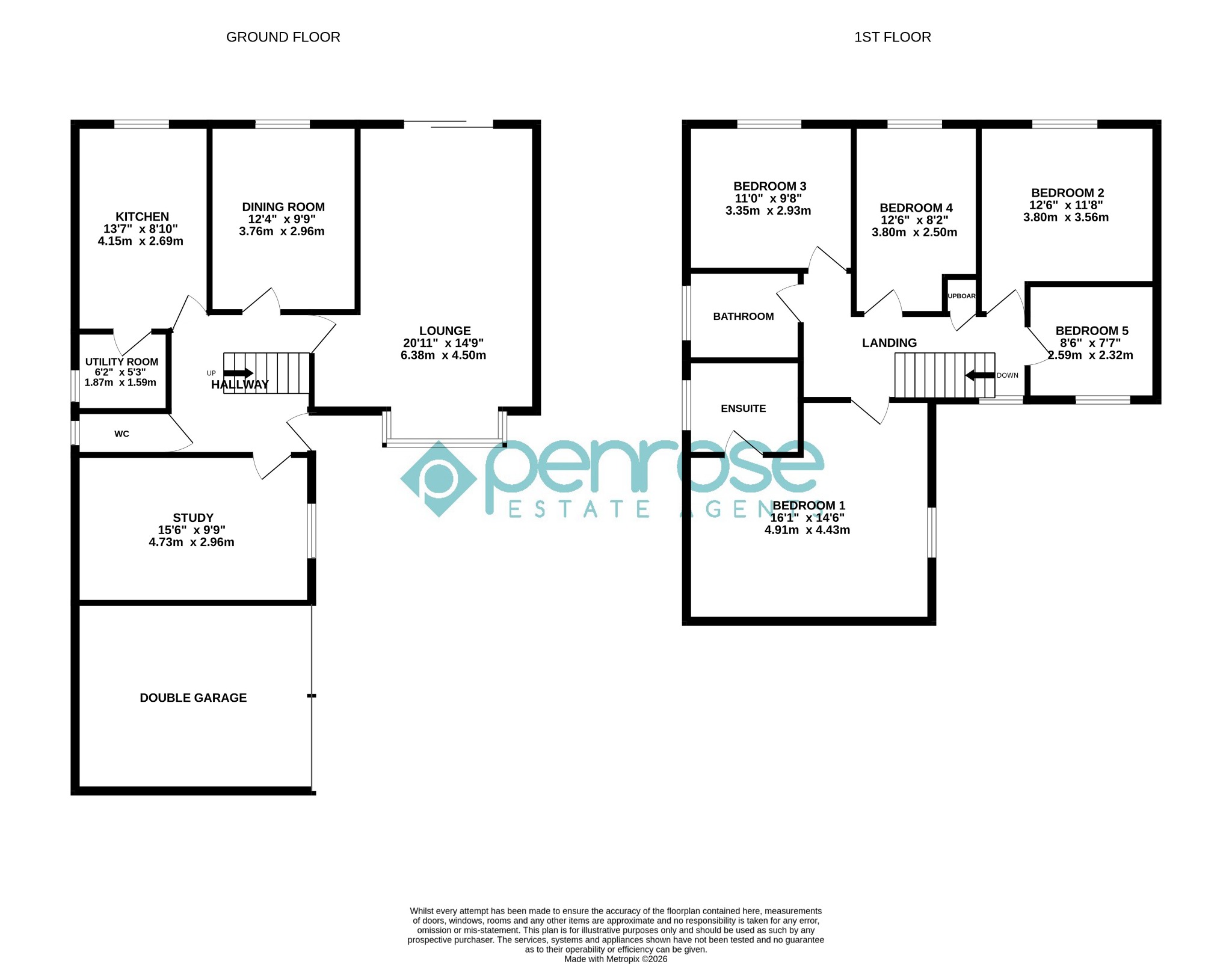 5, Greenside Park, Luton floorplan