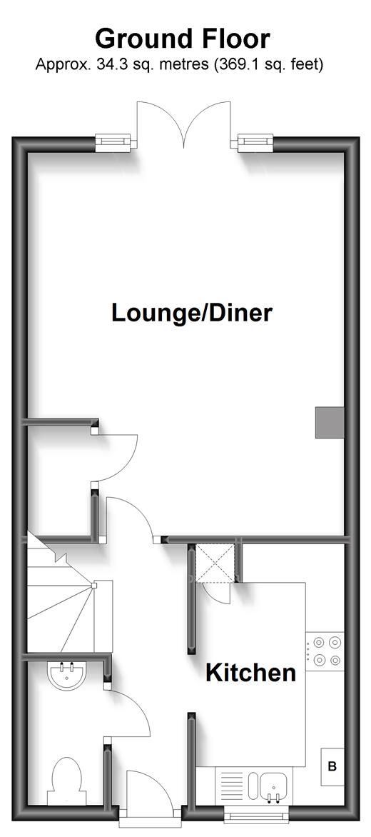 Brampton Field, Ditton, Aylesford, Kent ME20, 3 bedroom town house for