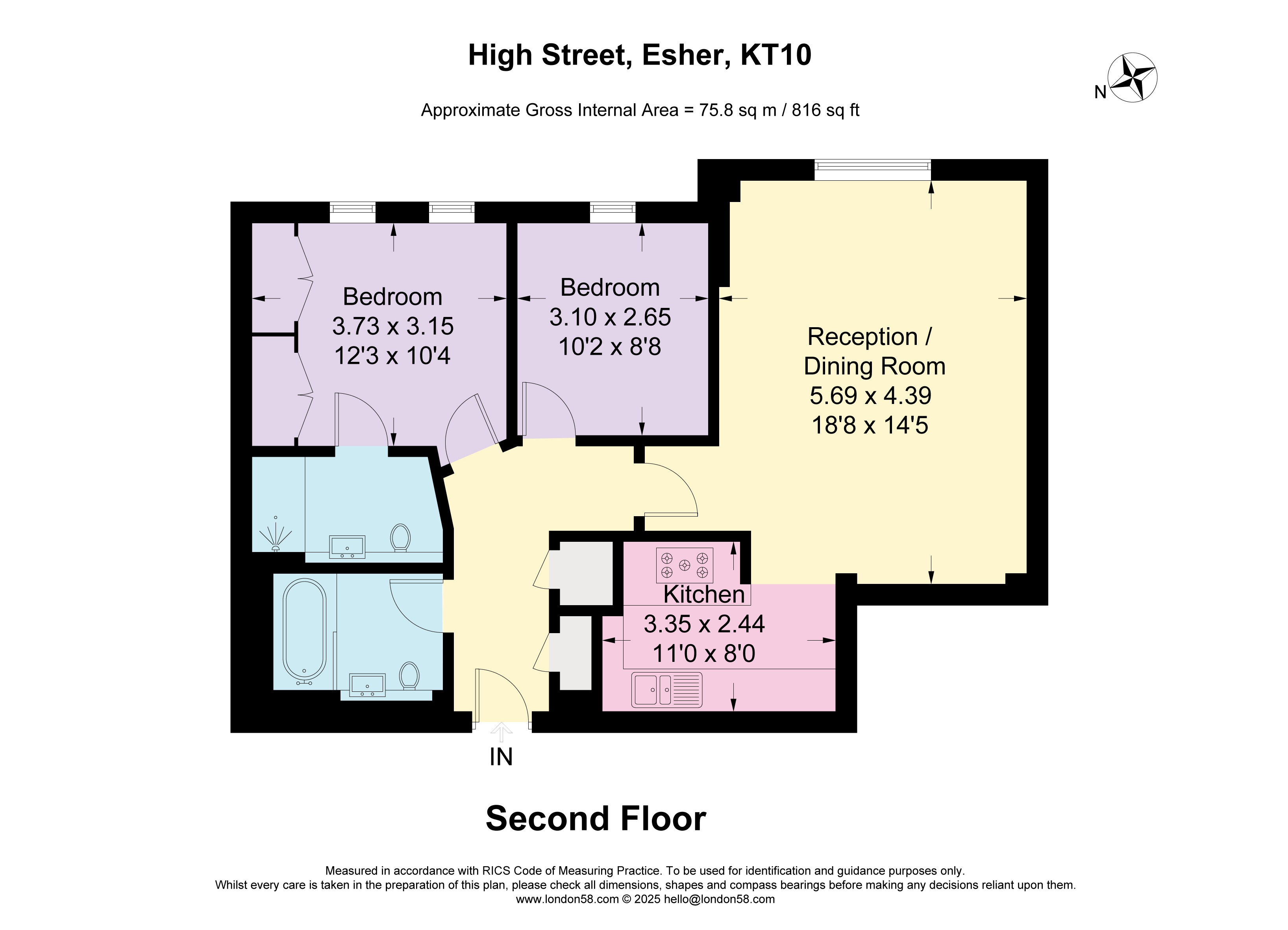 High Street, Esher floorplan