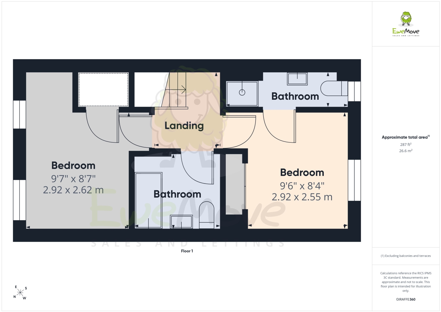 3, Allington Rise, Hook floorplan
