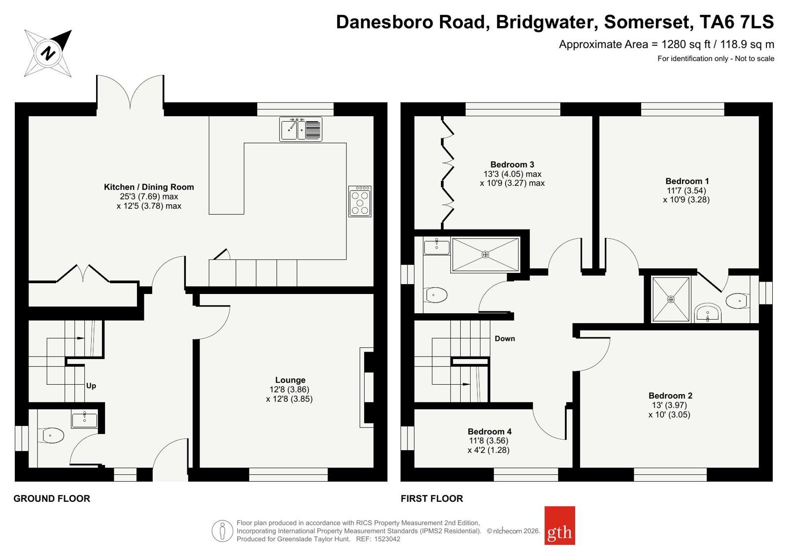 Vale Rise, 61a, Danesboro Road, Somerset floorplan