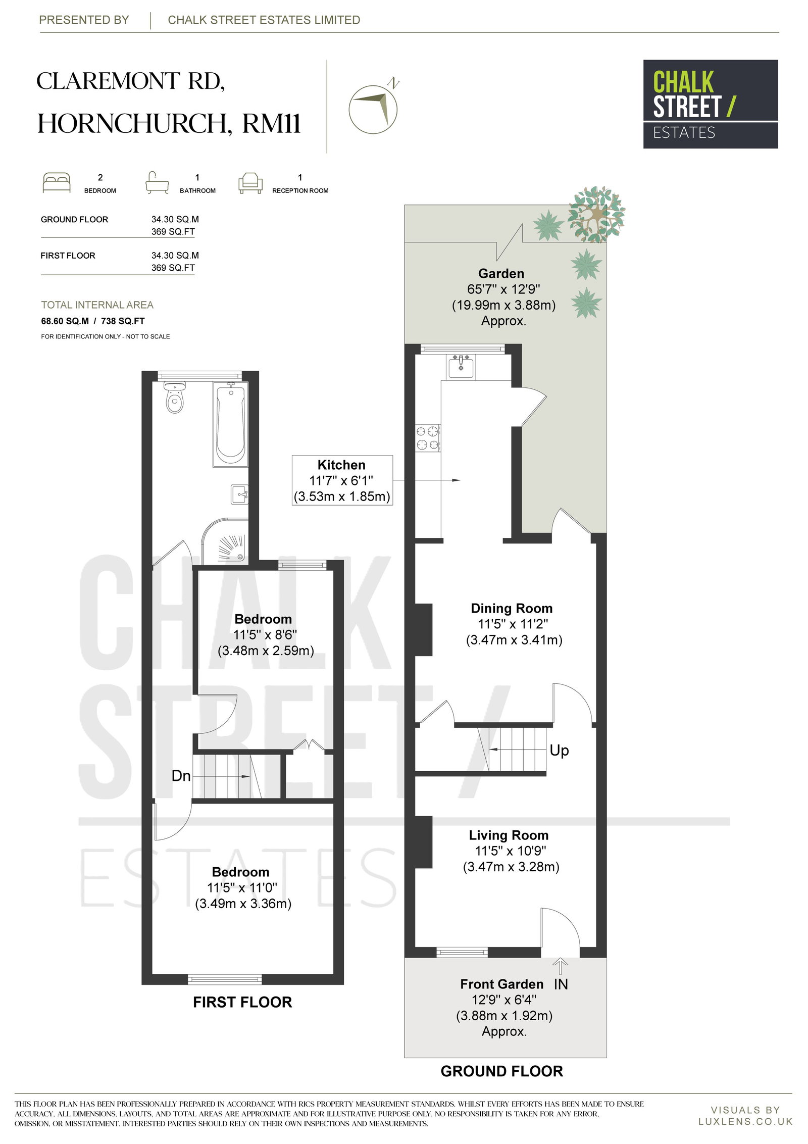 25, Claremont Road, Hornchurch floorplan