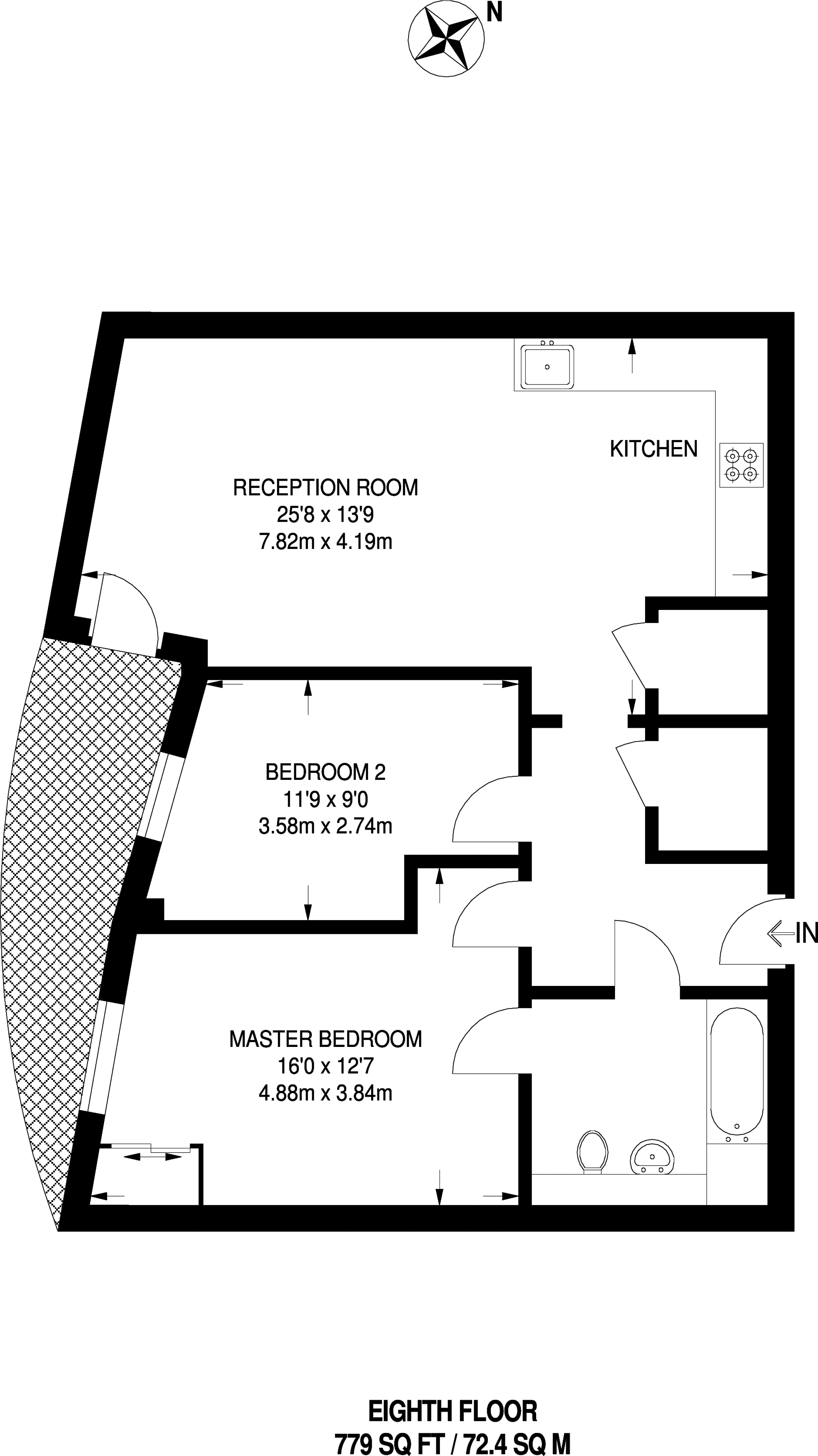2 Bedrooms Flat to rent in Queensland Road, Arsenal N7