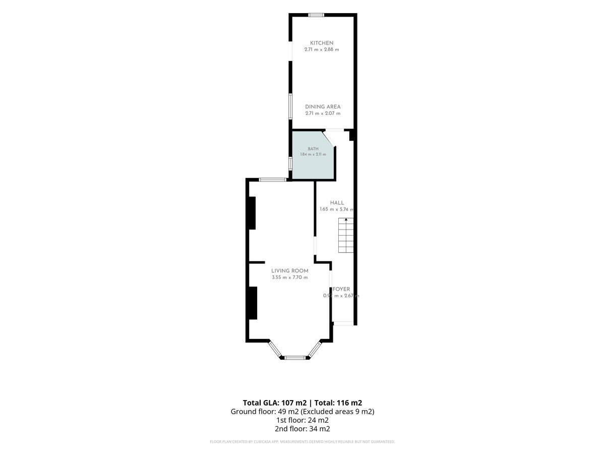 160, Wellfield Road, London floorplan