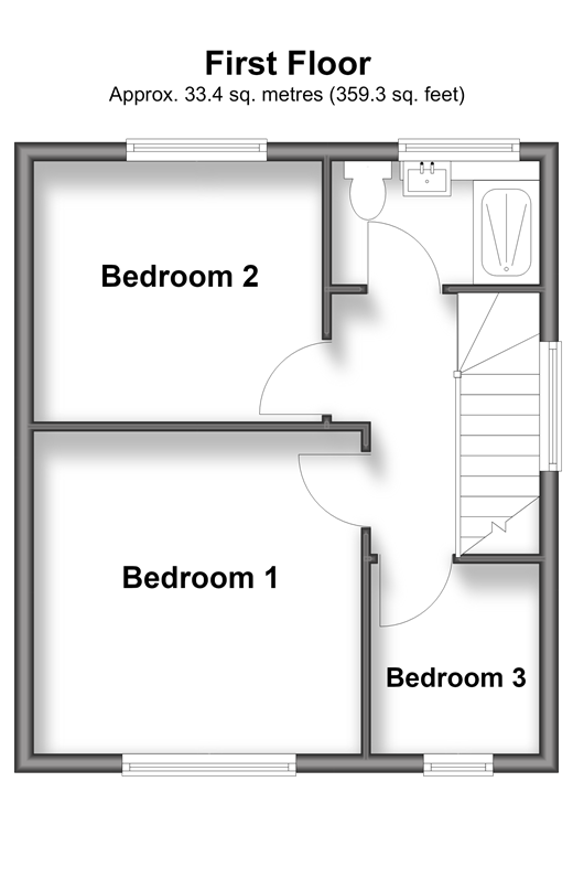 Prince Albert Square, Redhill floorplan