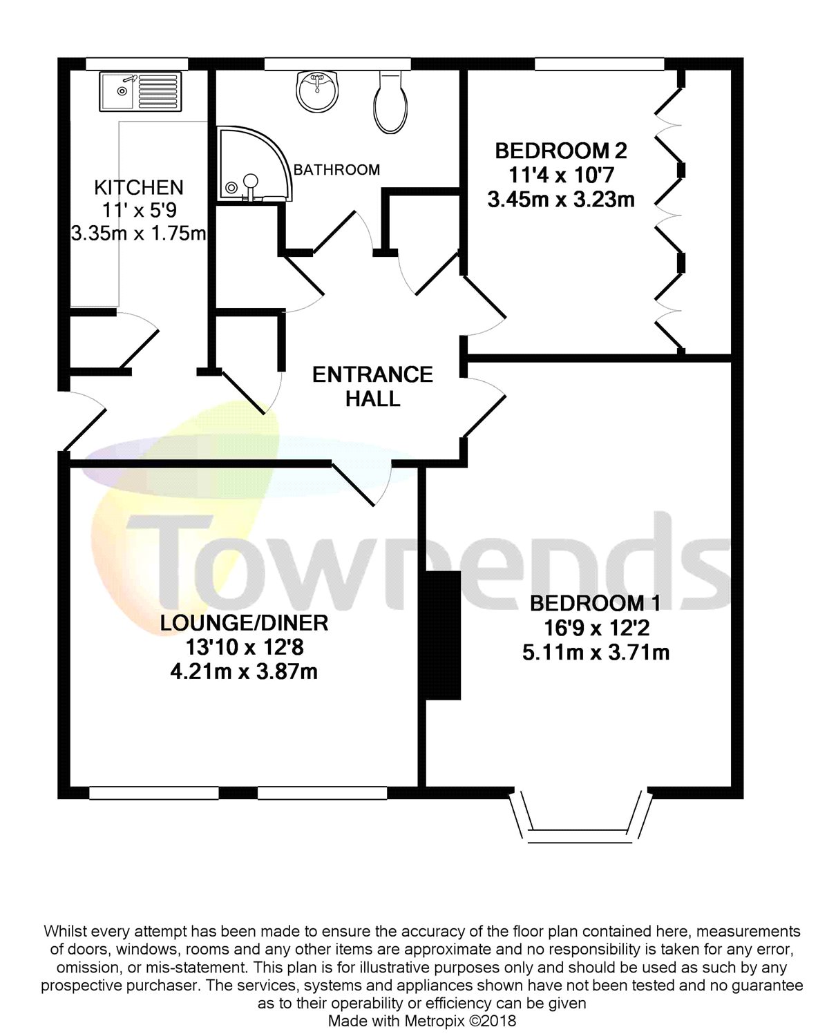 2 Bedrooms Flat to rent in Chaucer Court, Guildford, Surrey GU2