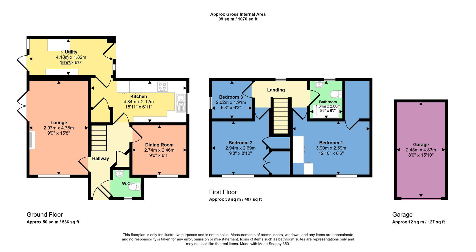 23, Farmers Way, Maryport floorplan