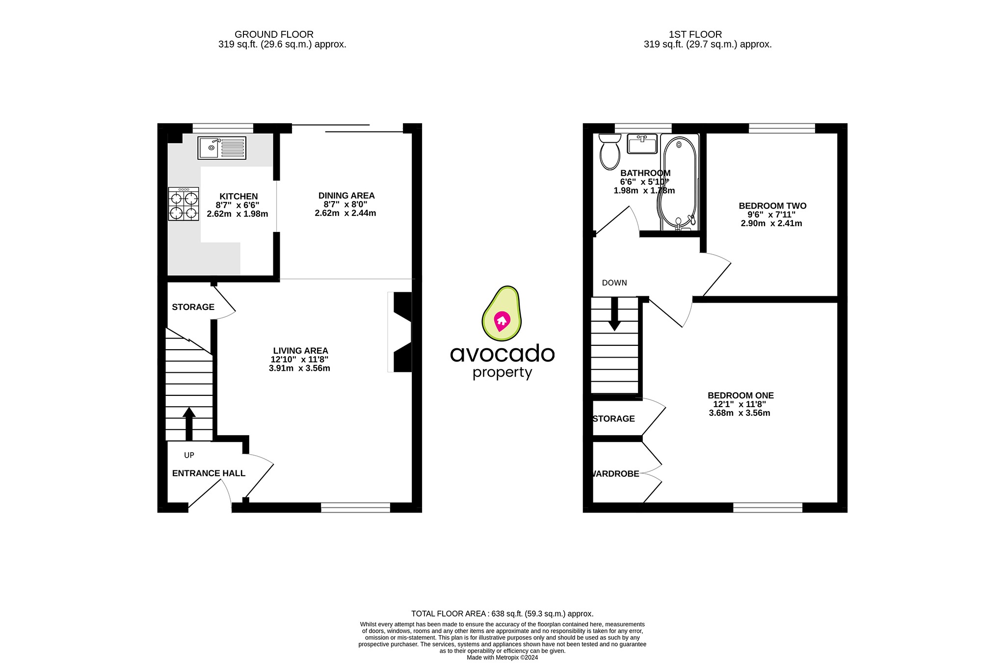 2 bed semidetached house for sale in Colliston Walk, Calcot, Reading