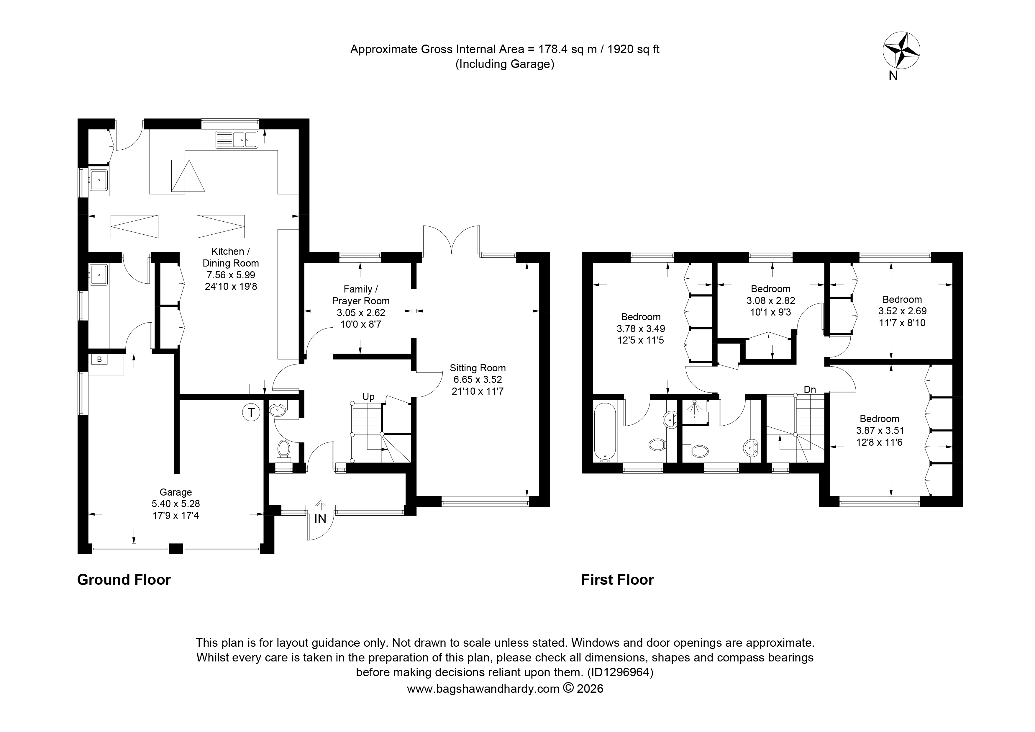 3, Kestrel Close, Surrey floorplan