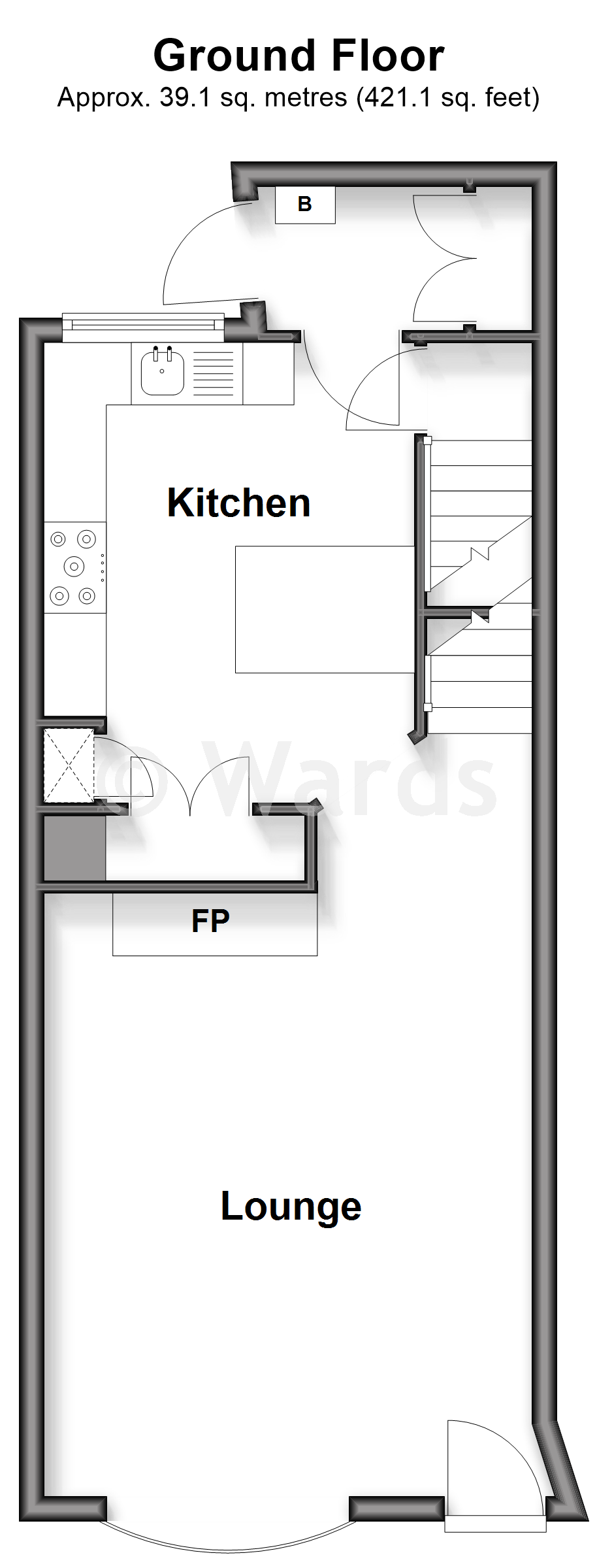 5, St. Alphege Lane, Canterbury floorplan
