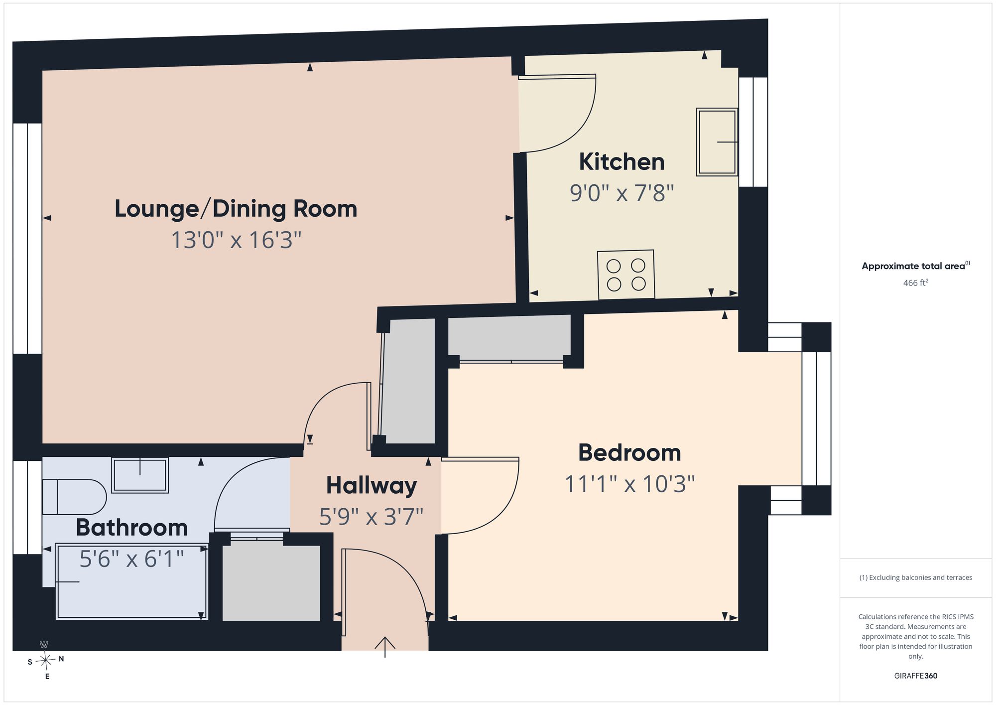 Flat 21, Wheeler Court Armour Hill, Reading floorplan