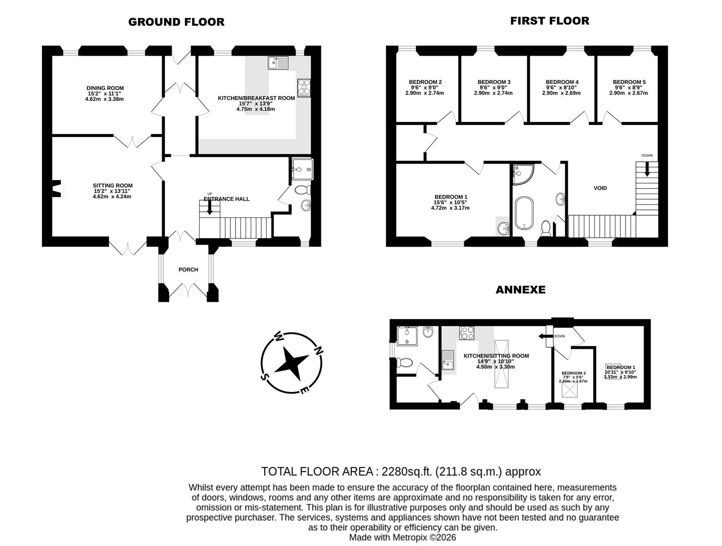 St. Josephs, Kimberley Place, Falmouth floorplan