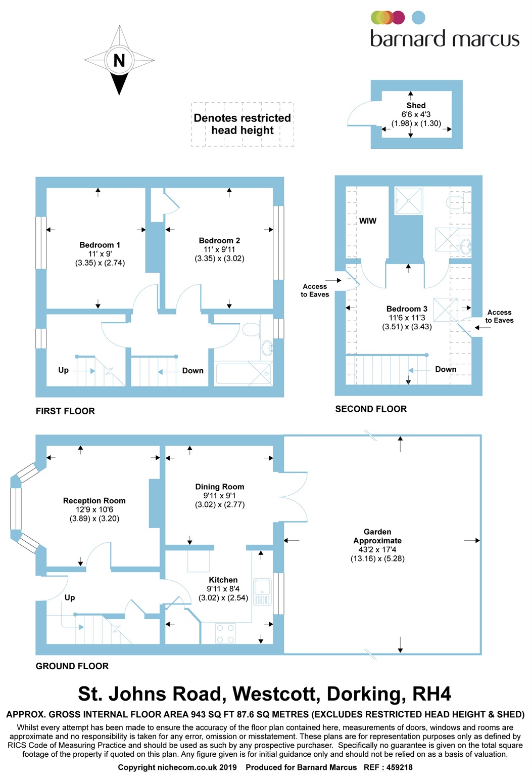 3 Bedrooms Terraced house for sale in St Johns Road, Westcott, Dorking RH4
