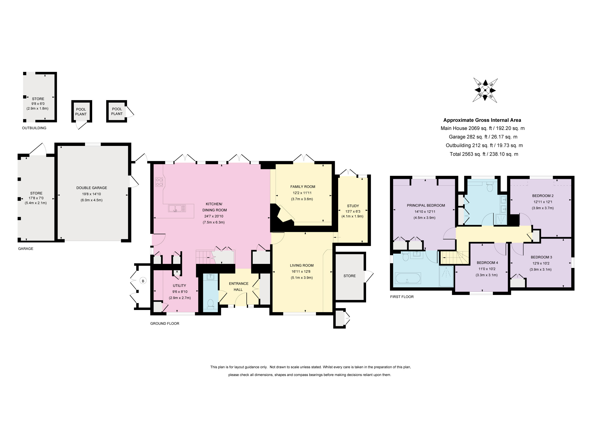 South Ridge, Weybridge floorplan
