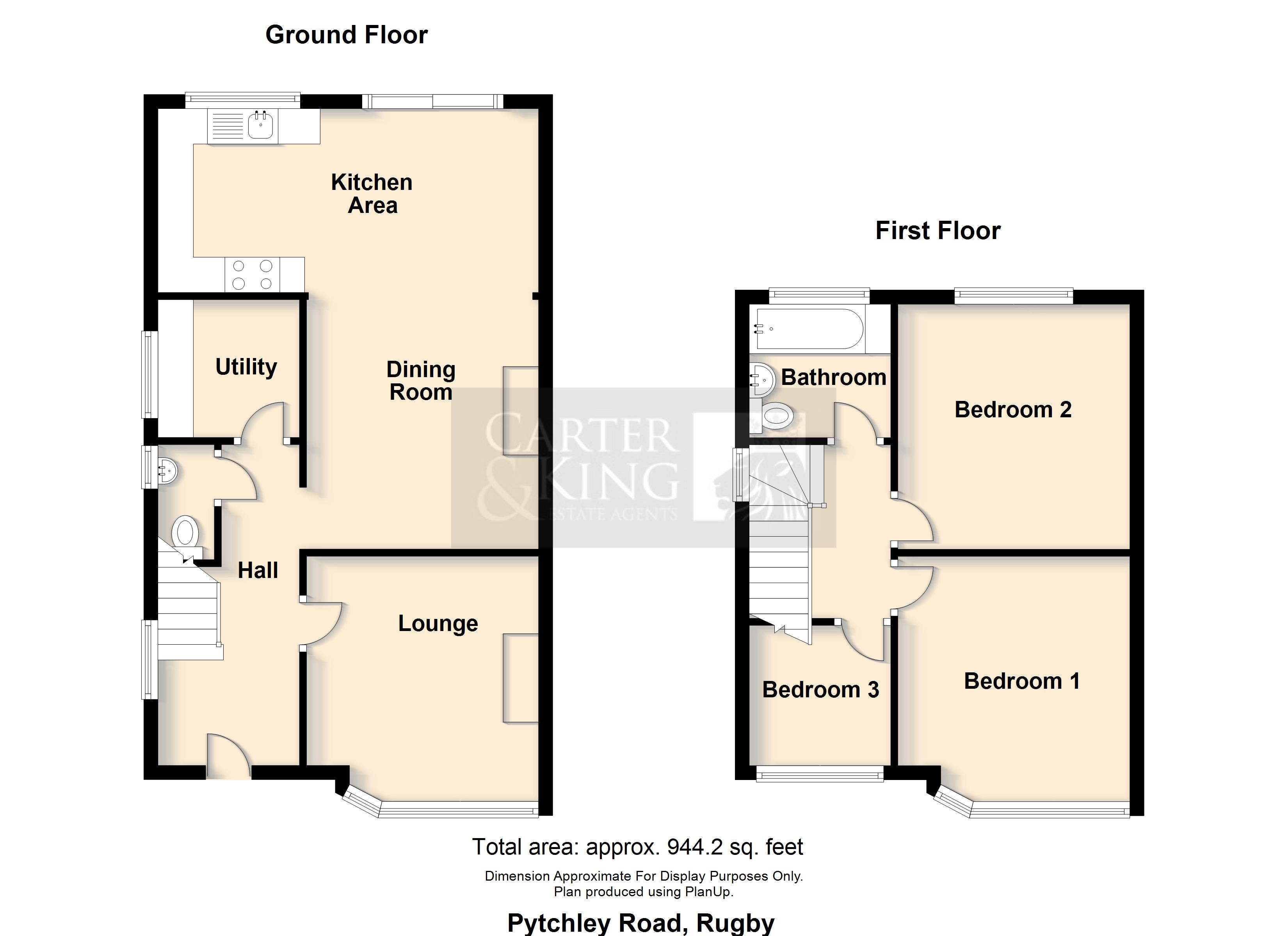 118, Pytchley Road, Rugby floorplan