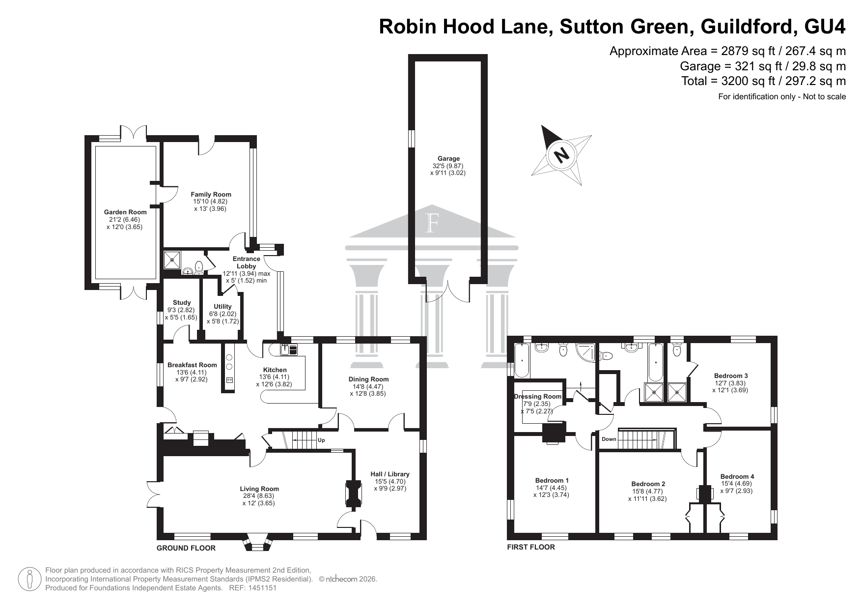Sackleford, Robin Hood Lane, Guildford floorplan