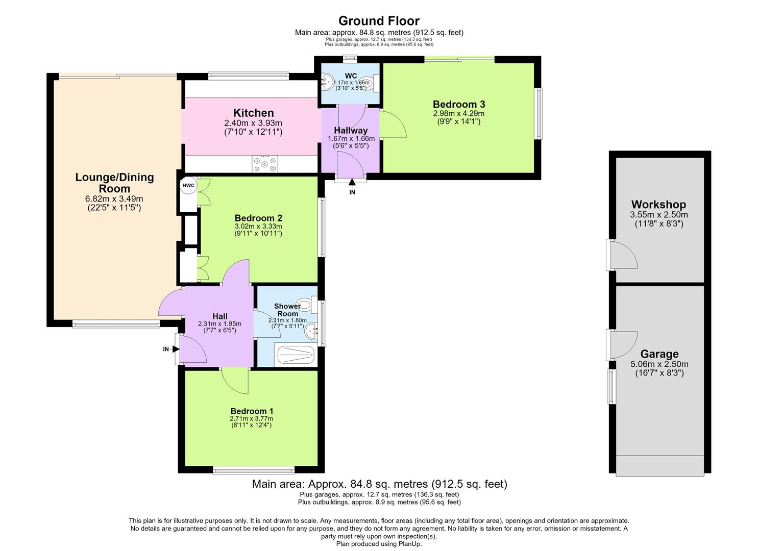 St. Gotthard, Thorn Way, Southam floorplan