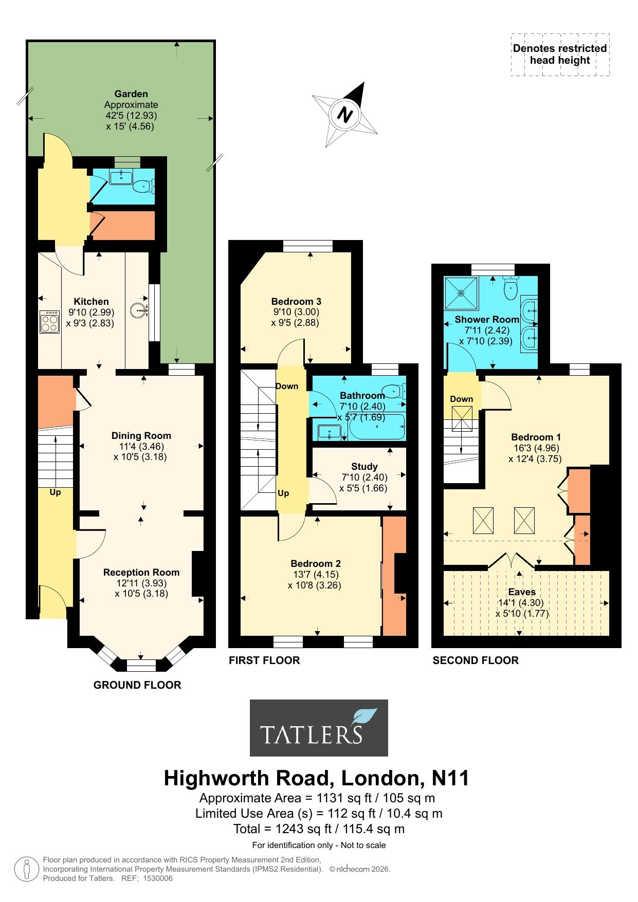 54, Highworth Road, London floorplan