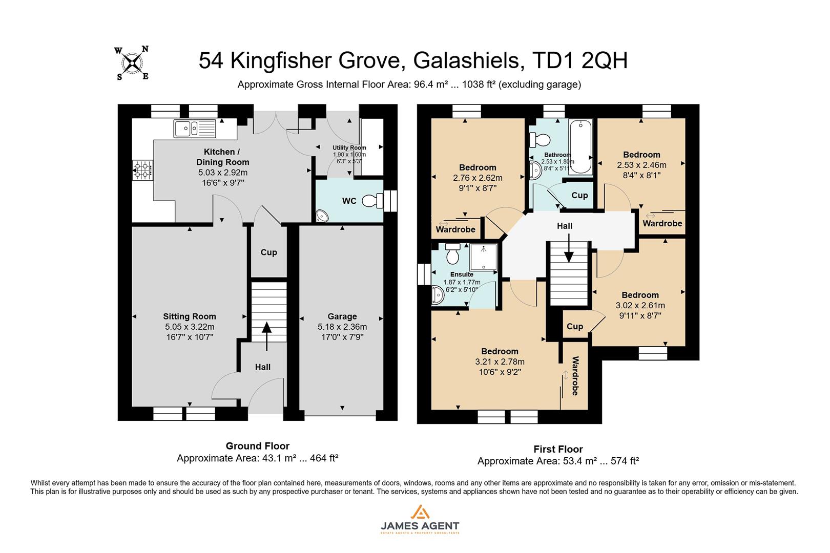 Kingfisher Grove, Galashiels floorplan