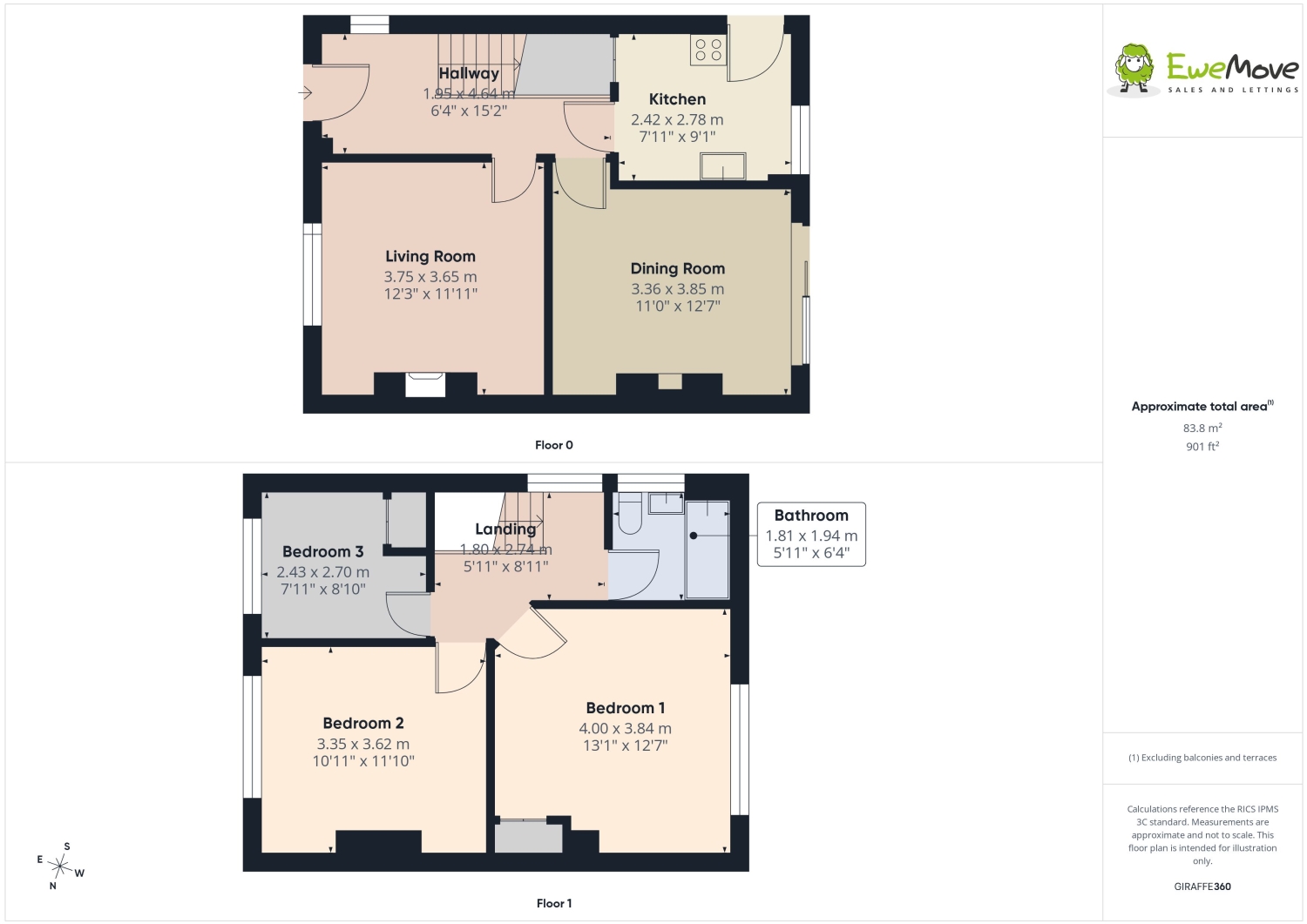 4, Brecksfield, York floorplan
