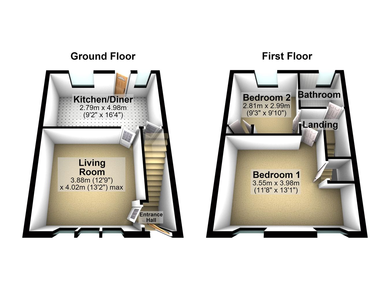 50, West Avenue, Holmfirth floorplan