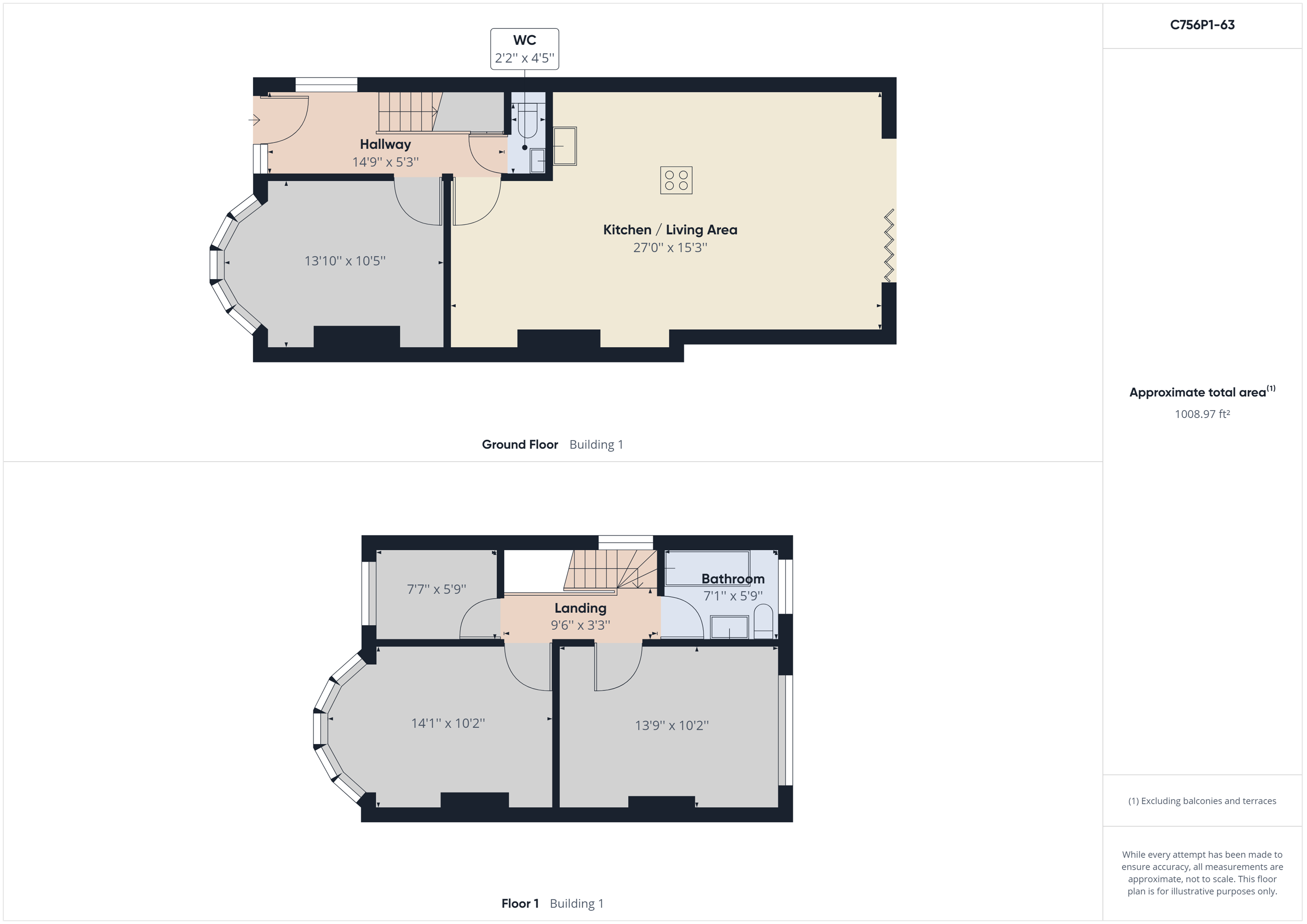 27, Homefield Gardens, Mitcham floorplan