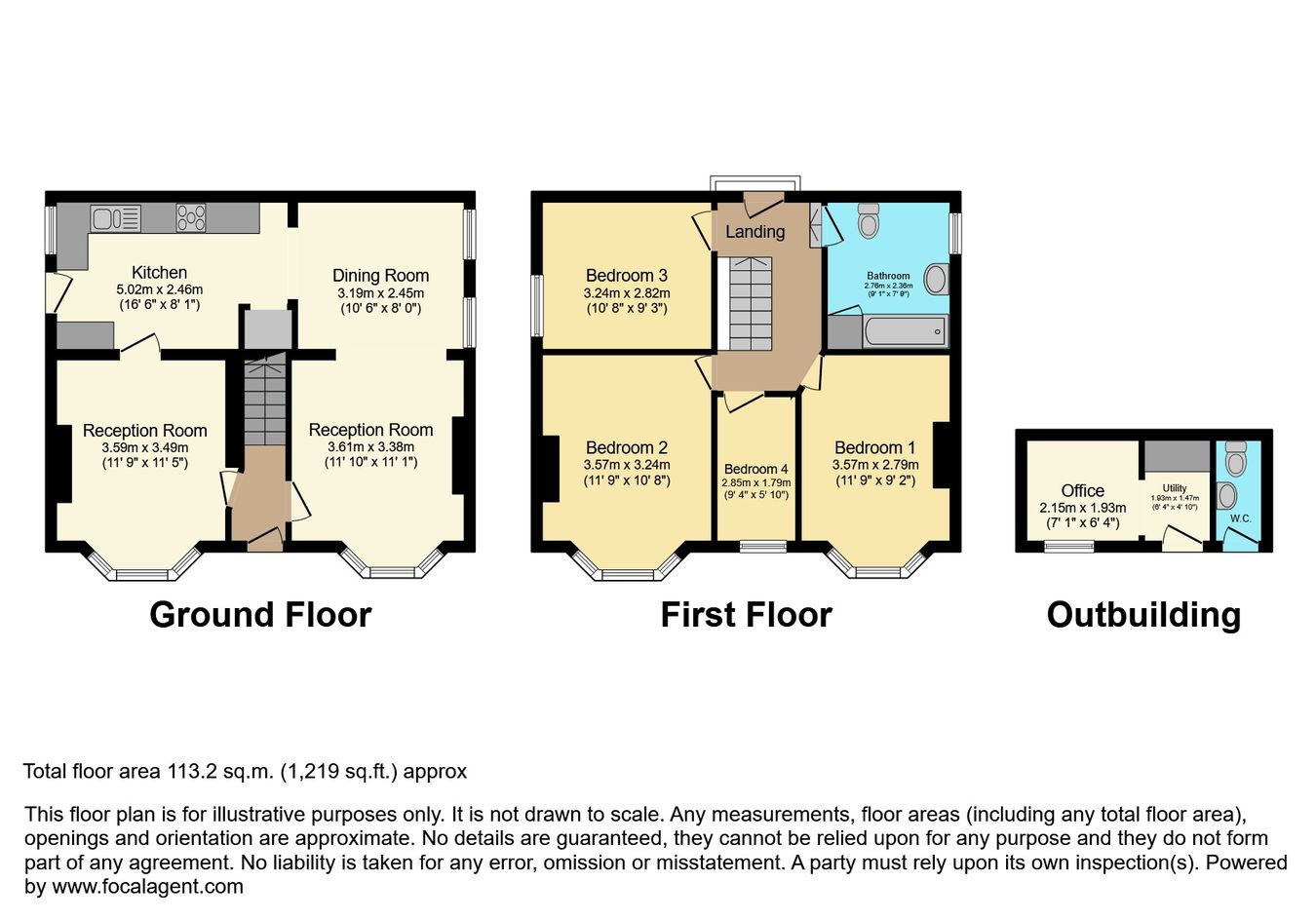 Melrose House, Chepstow floorplan