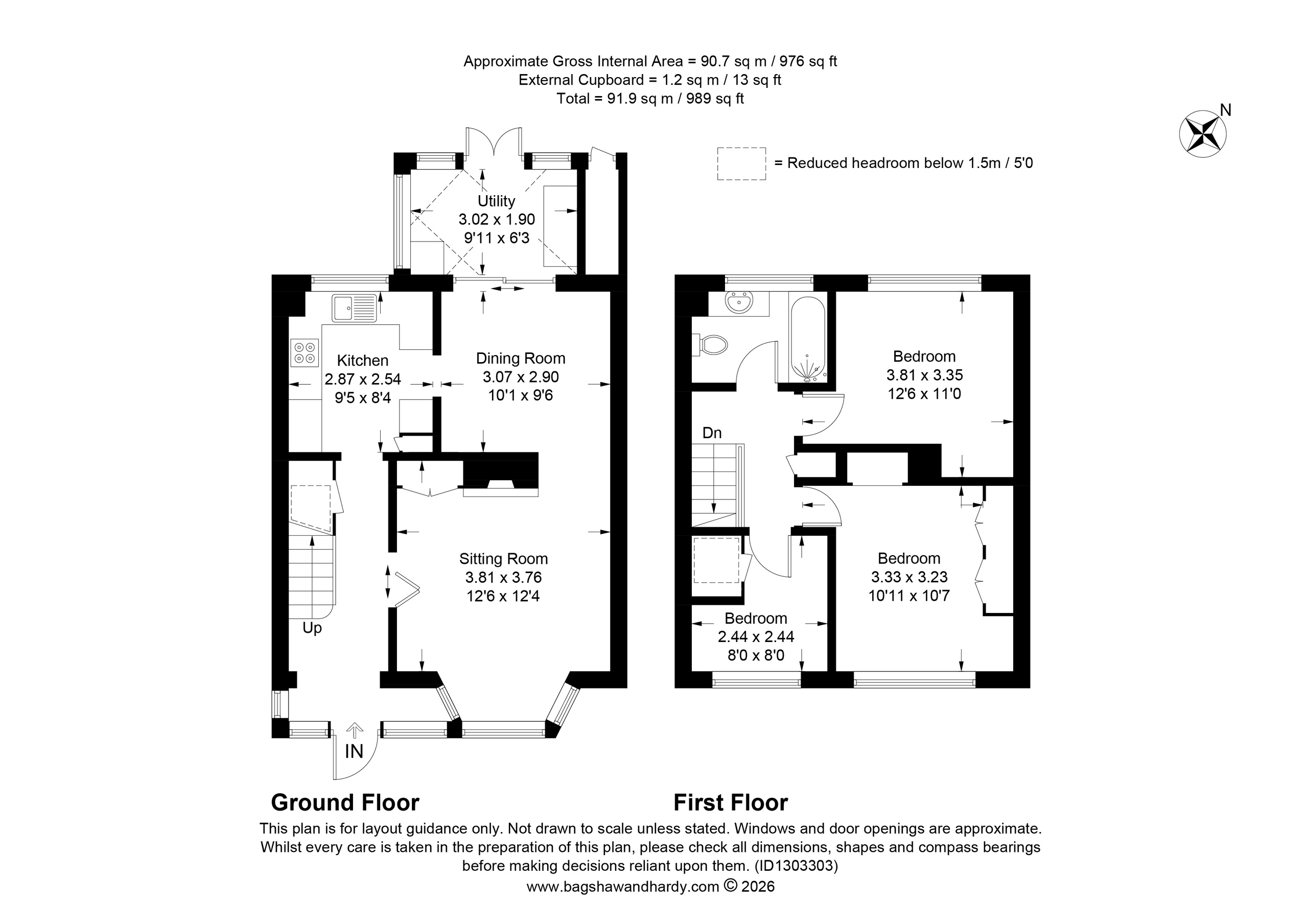81 Castle Drive, Sevenoaks floorplan