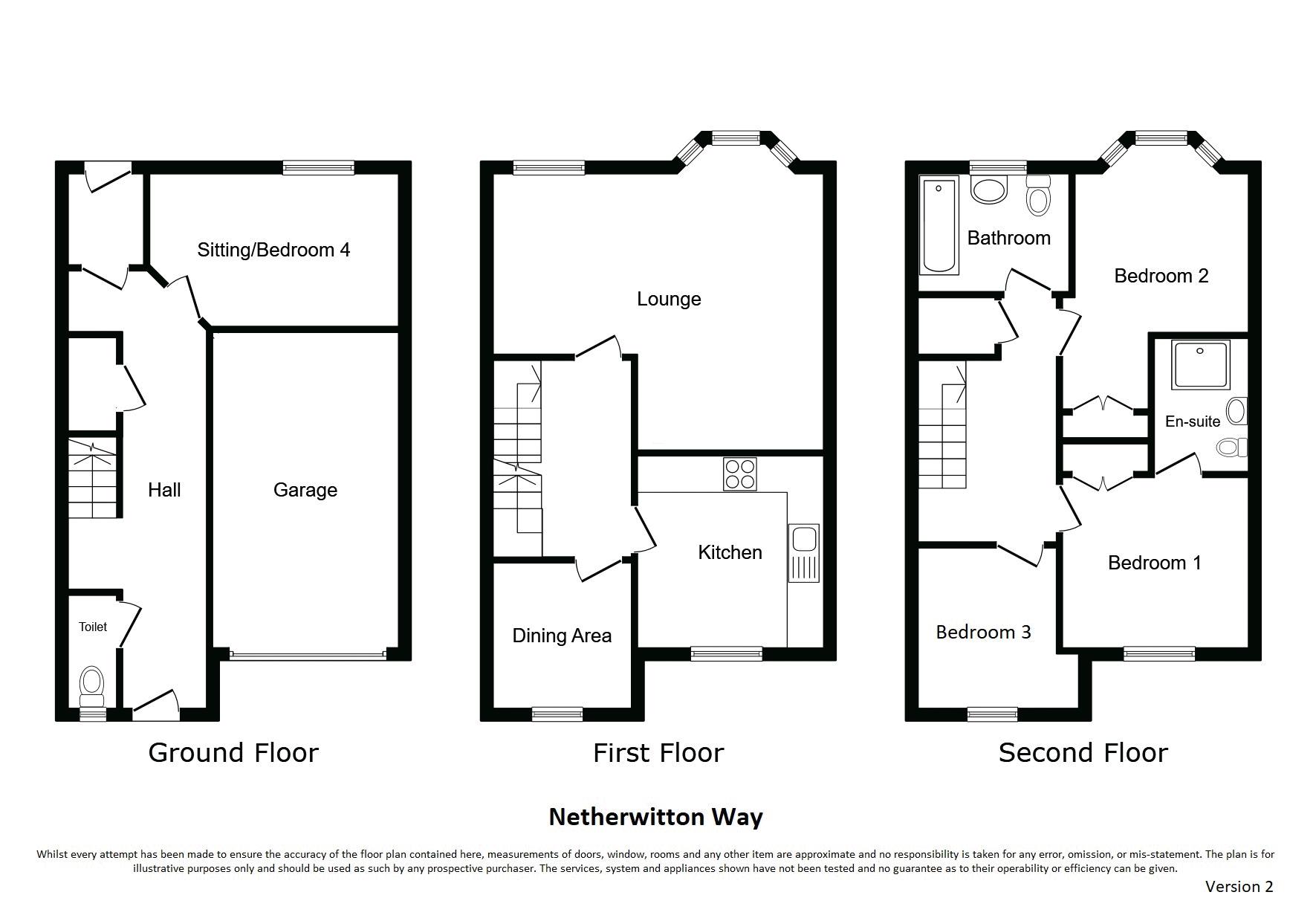 49, Netherwitton Way, Newcastle Upon Tyne floorplan