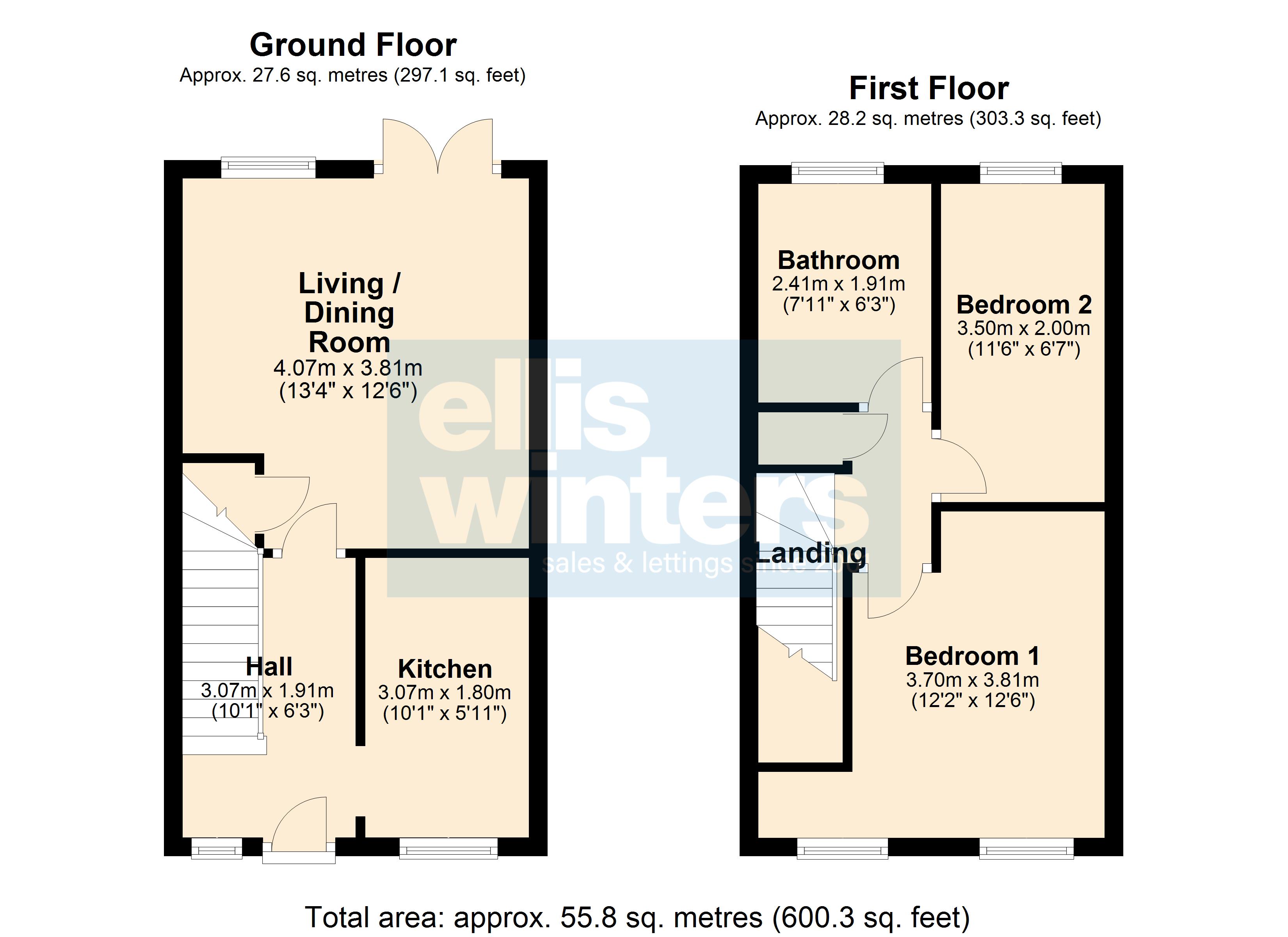 30, Kingfisher Close, Chatteris floorplan