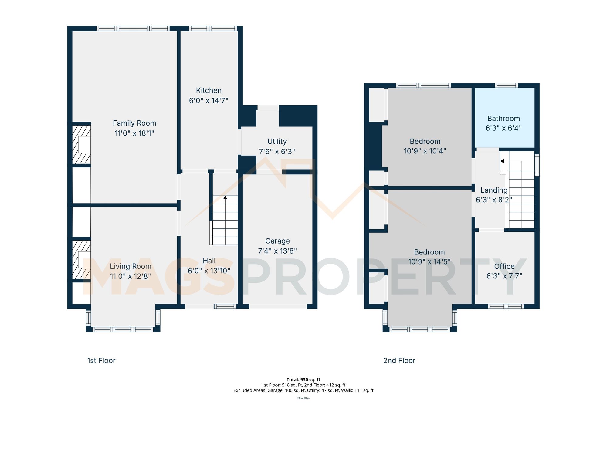 86 Birchley Road, Wigan floorplan