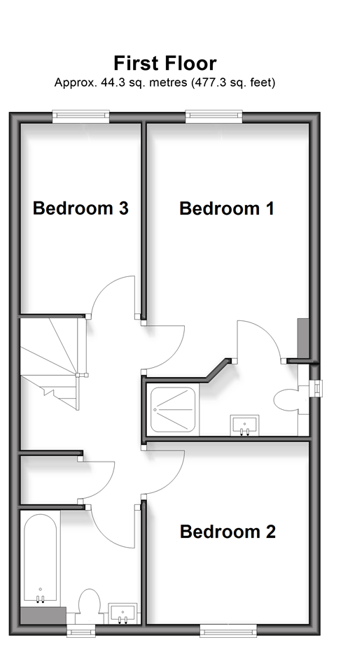 Old School Place, Ashford floorplan