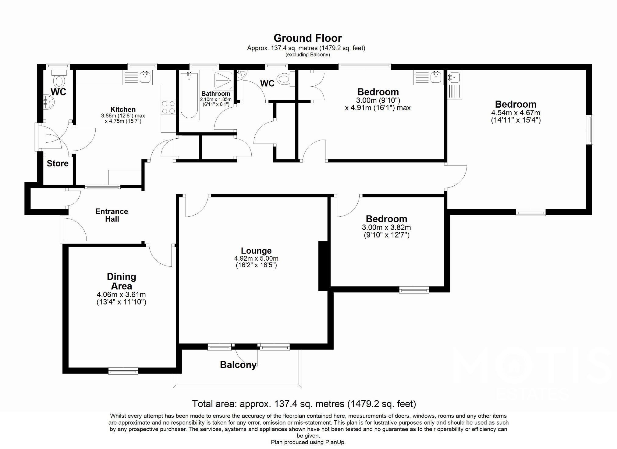 15 Cordova Court, Sandgate Road, Folkestone floorplan