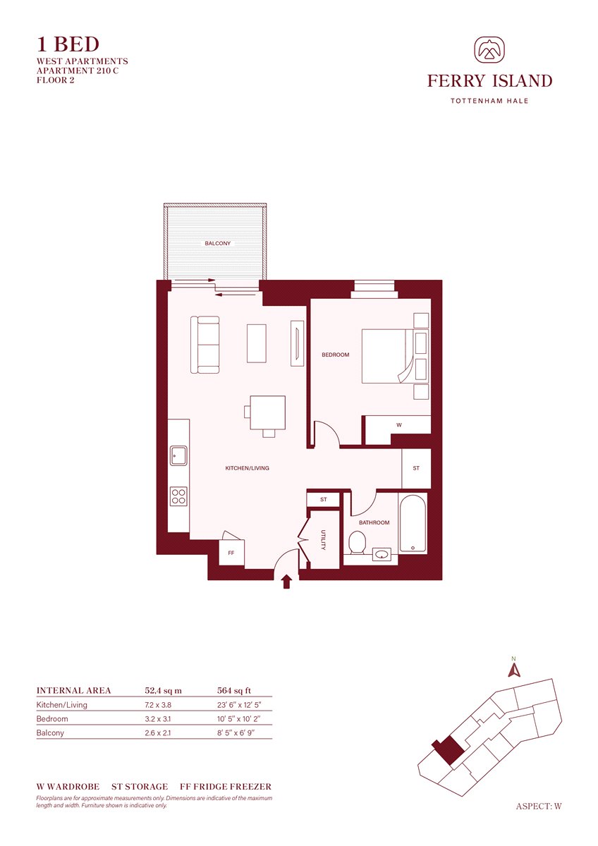 Ferry Island Tottenham Hale, London floorplan