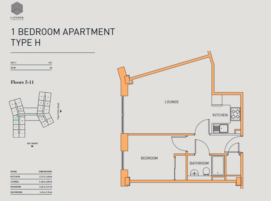 Salford Quay, The Quays, Manchester floorplan