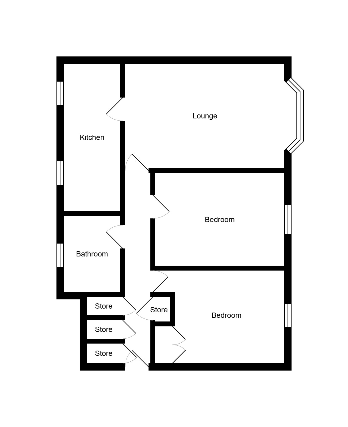 64, Wycliffe Gardens, Bradford floorplan