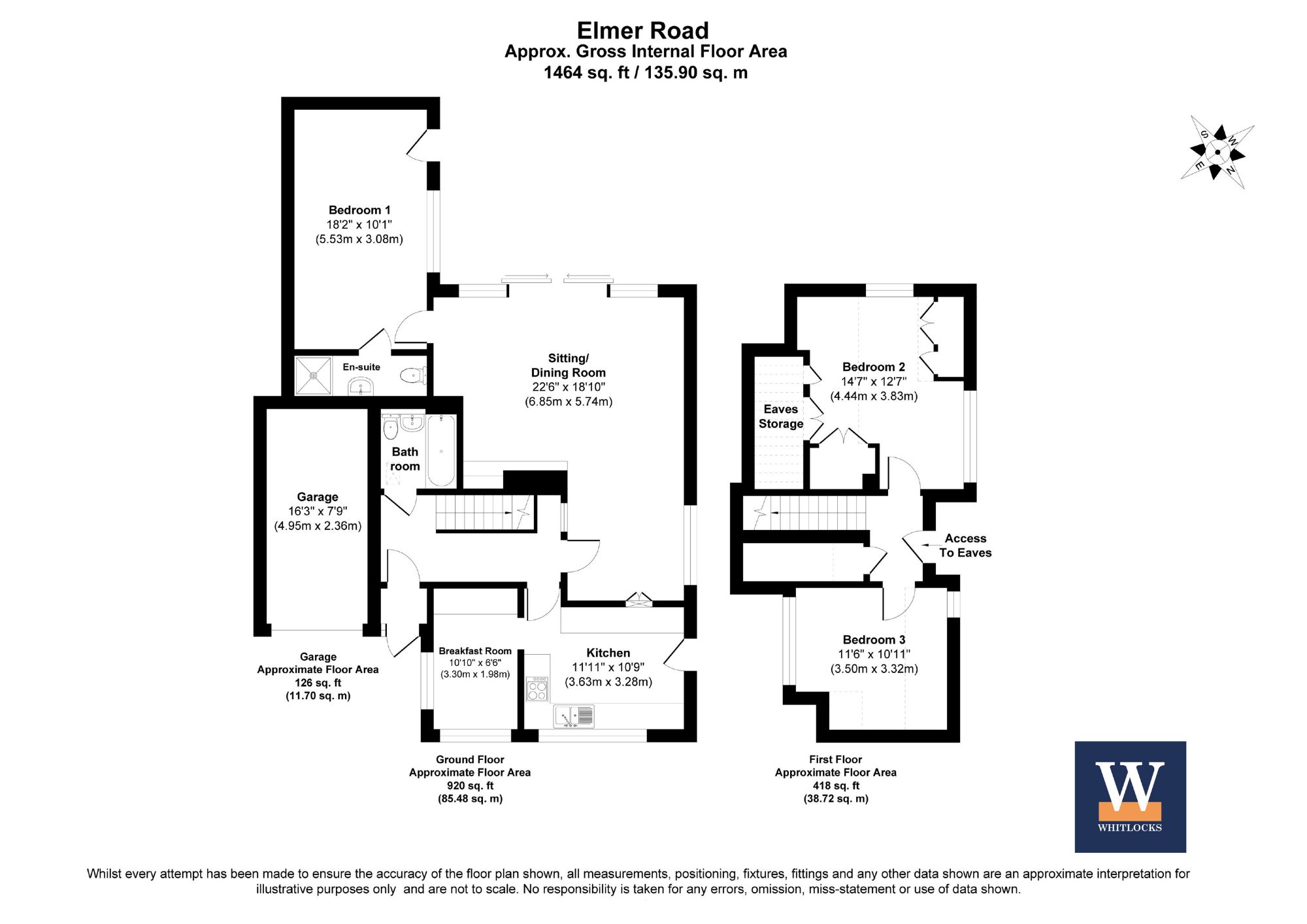 88 Elmer Road, Bognor Regis floorplan