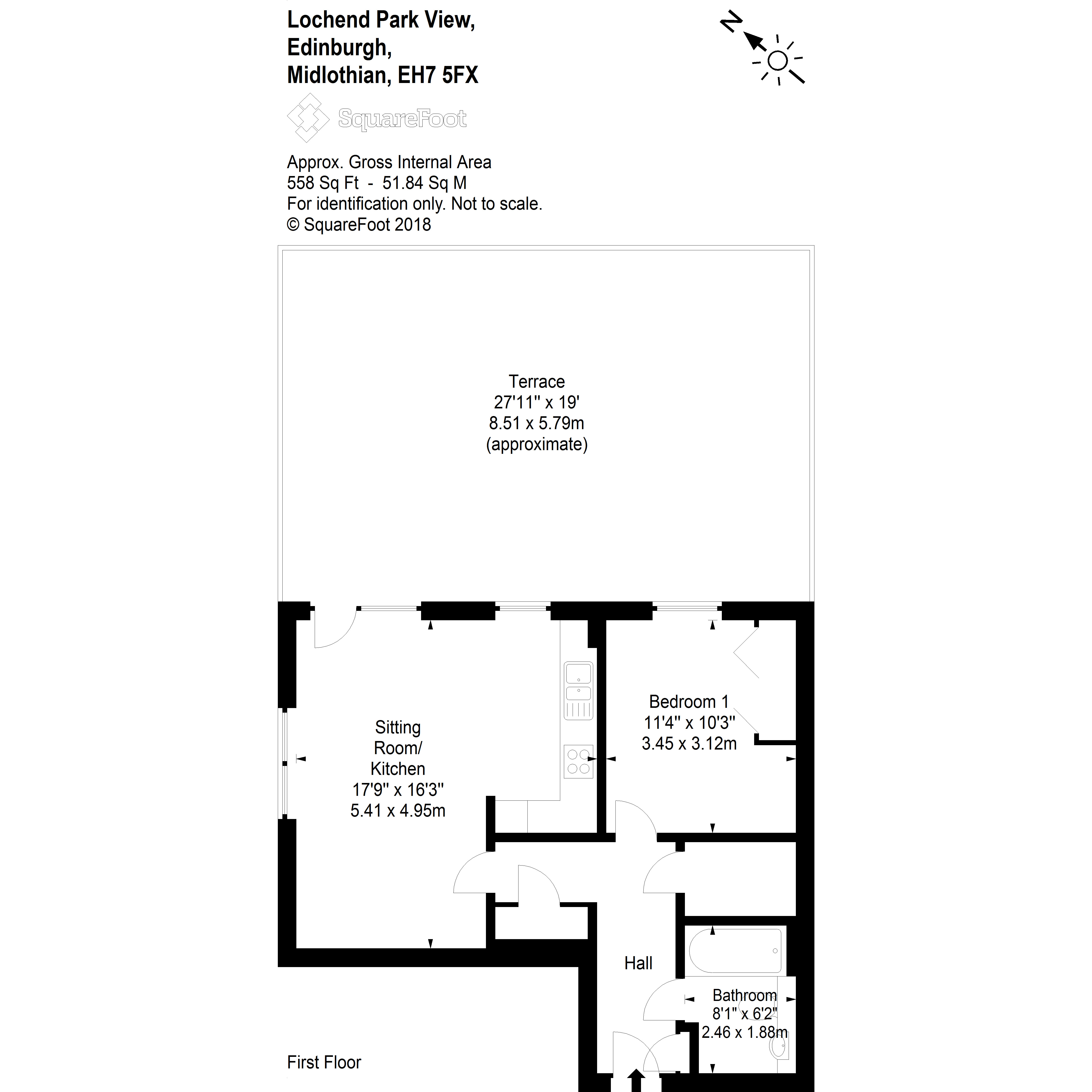 1 Bedrooms Flat for sale in Flat 3, Lochend Park View, Edinburgh, Midlothian EH7