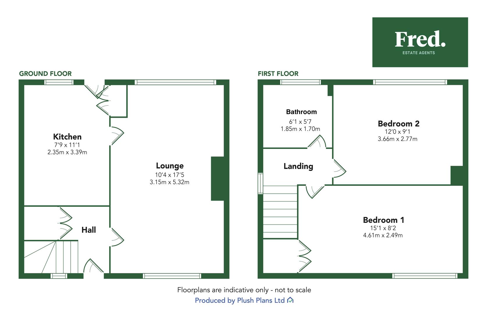 72, Ettrick Street, Wishaw floorplan