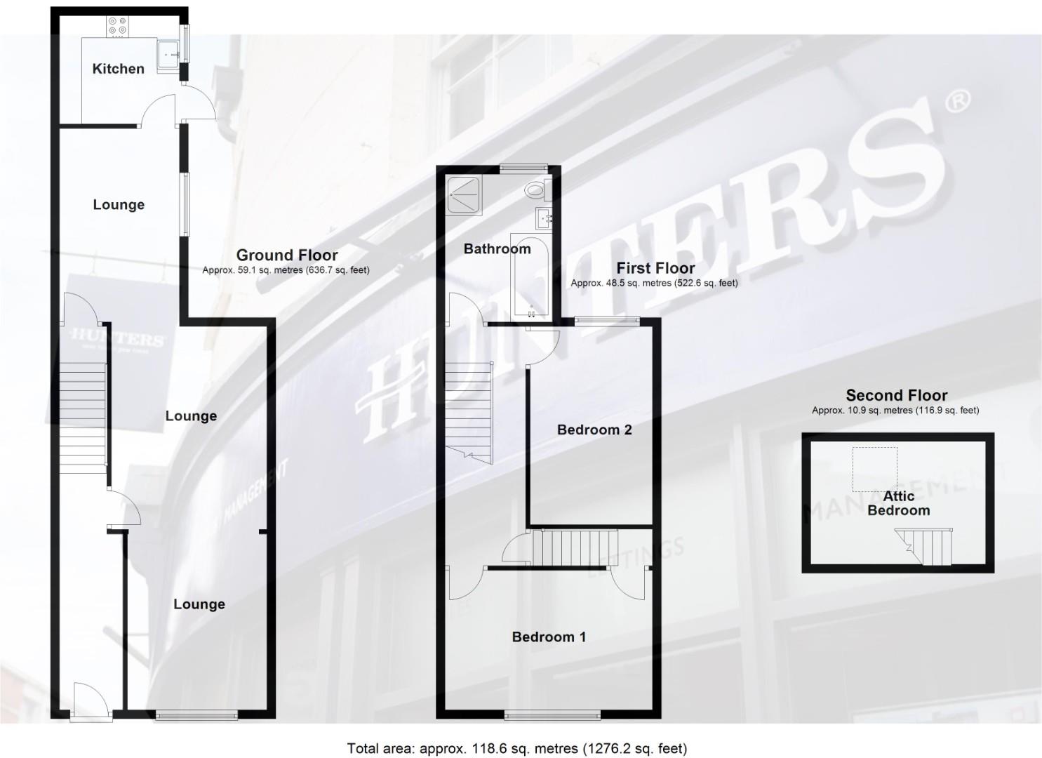 304, Blackburn Road, Darwen floorplan