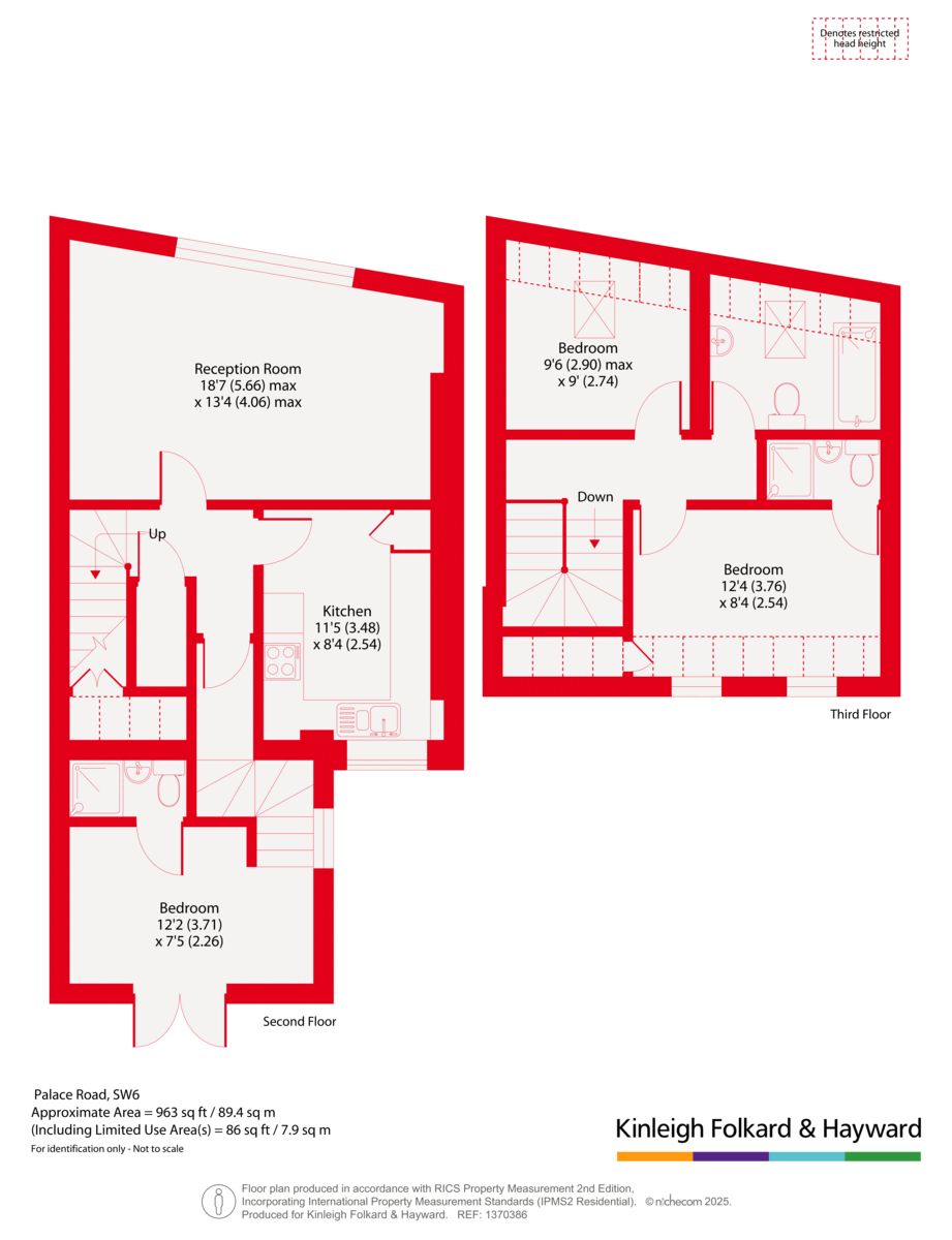 329B,, Fulham Palace Road, London floorplan