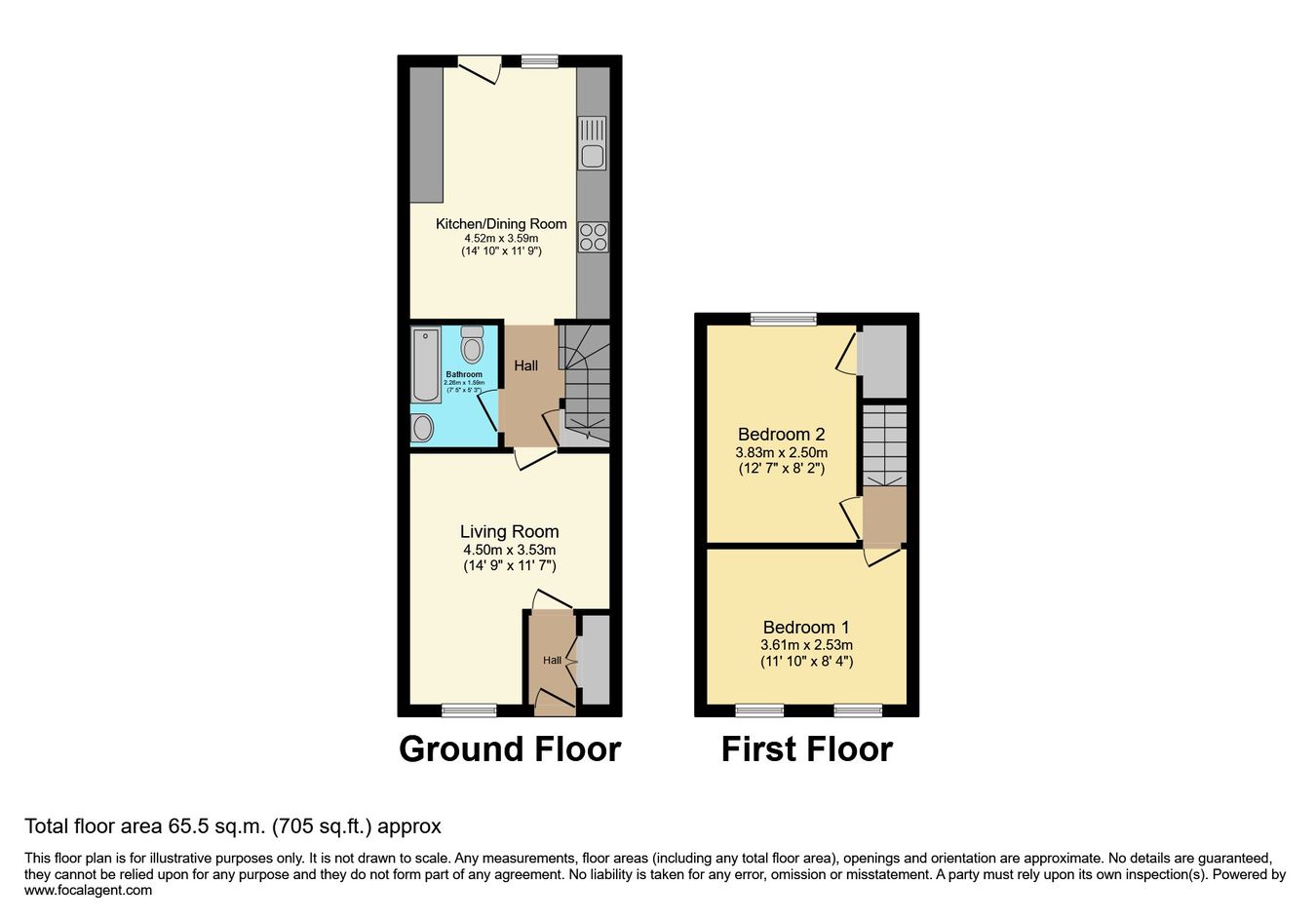 77, Brunswick Street, Cheltenham floorplan